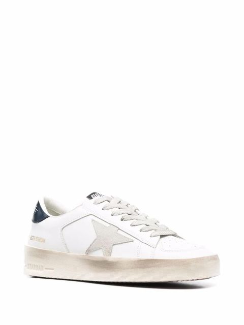 Golden Goose star-patch lace-up sneakers - White - zdjęcie produktu nr 2