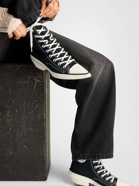 Converse trampki Chuck 70 De Luxe Pointed kolor czarny A13016C