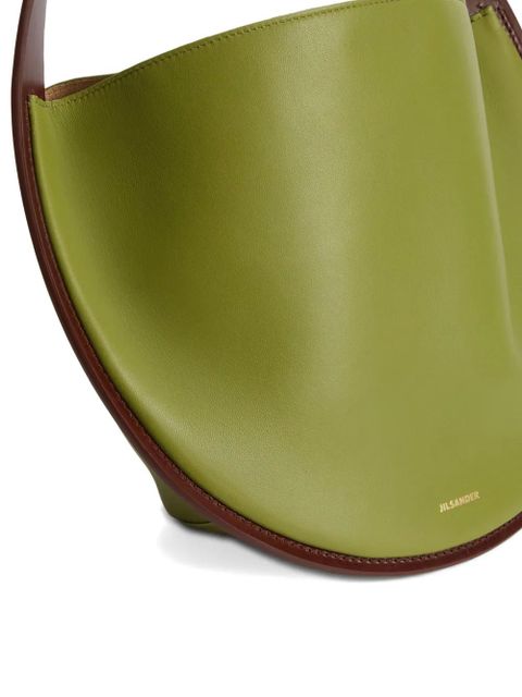 Jil Sander Pivot leather shoulder bag - Green