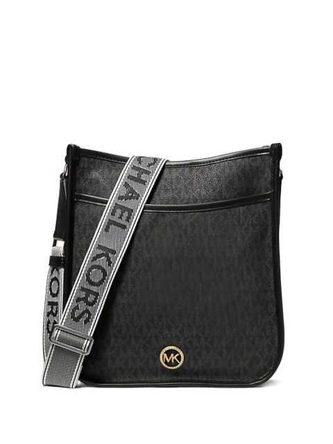 Michael Kors Large Luisa logo-plaque cross-body bag - Black - zdjęcie produktu nr 1