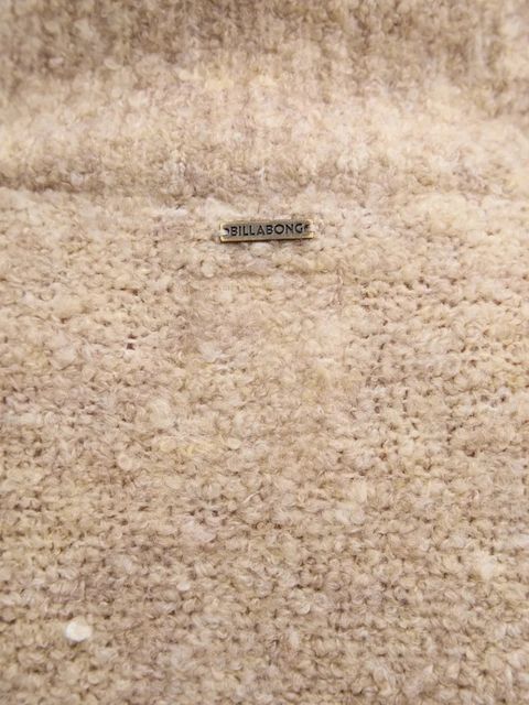 Billabong sweter Lost Heaven damski kolor beżowy ciepły z półgolfem EBJSW00120 - zdjęcie produktu nr 2