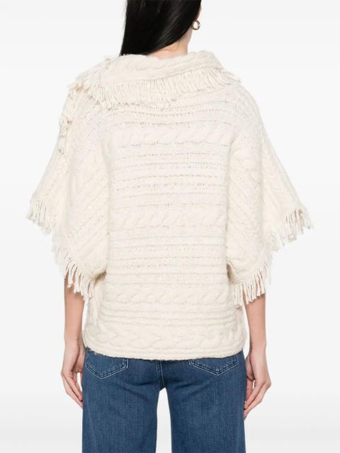 MARANT ÉTOILE Blanche poncho - Neutrals