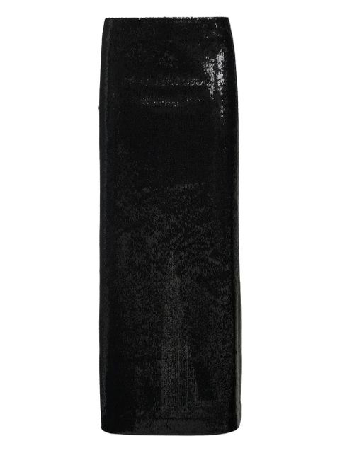 TOTEME slit floor skirt - Black - zdjęcie produktu nr 1