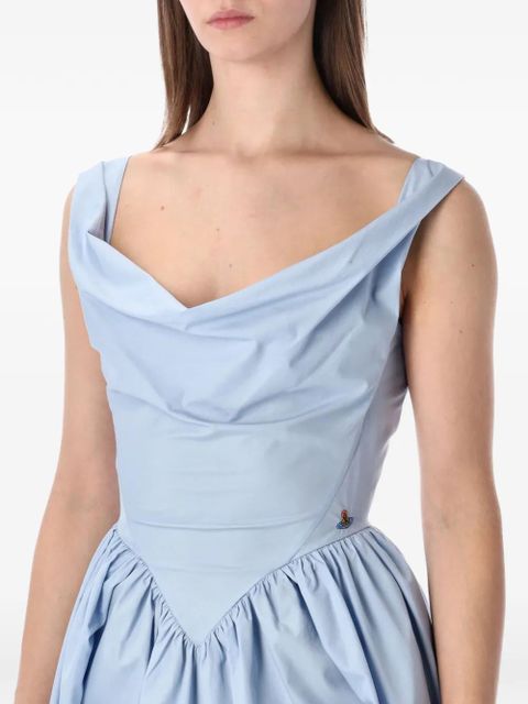Vivienne Westwood Sunday gathered mini dress - Blue