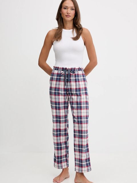 women'secret spodnie piżamowe bawełniane damska kolor niebieski 3702290 - zdjęcie produktu nr 2