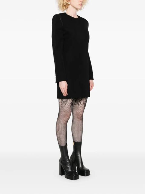 Versace wool mini dress - Black