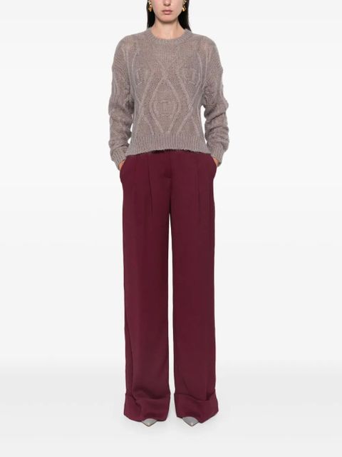 TWINSET logo-embossed sweater - Grey - zdjęcie produktu nr 2