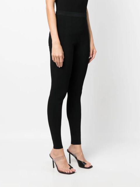 Rabanne logo-waistband leggings - Black - zdjęcie produktu nr 2