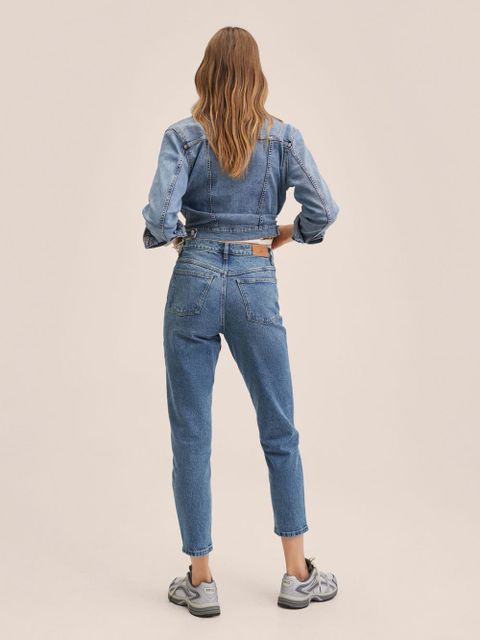 Dżinsy Mom z elastycznego denimu