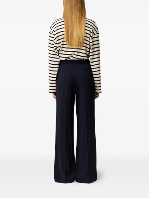 Claudie Pierlot button straight trousers - Blue