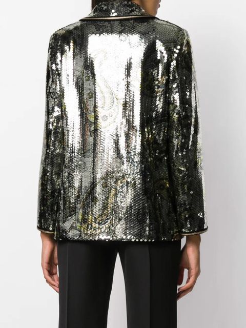 ETRO sequin embellished blazer - Gold