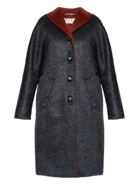 Marni contrasting-trim coat - Grey - zdjęcie produktu nr 1