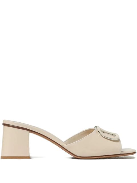 Valentino Garavani 60mm VLogo block-heel sandals - Neutrals - zdjęcie produktu nr 1