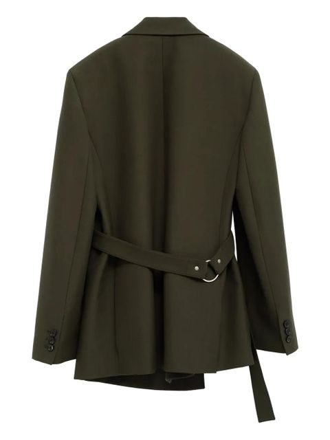 LOEWE belted jacket - Green
