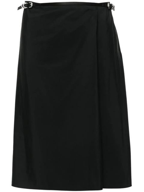 Givenchy Voyou taffeta wrap skirt - Black - zdjęcie produktu nr 1