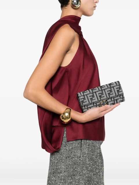 FENDI Baguette Continental cross body bag - Blue