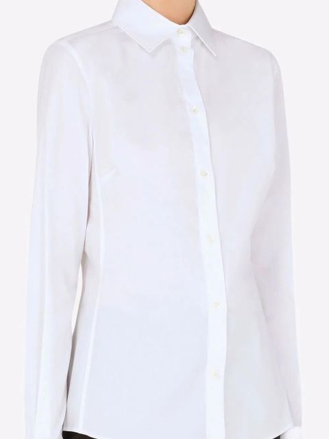 Dolce & Gabbana button-up poplin shirt - White