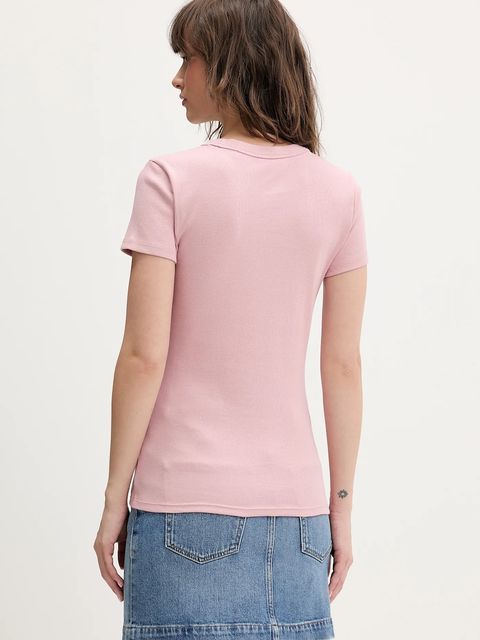 Hugo Blue t-shirt Easy Tee_B damski kolor różowy 50523924