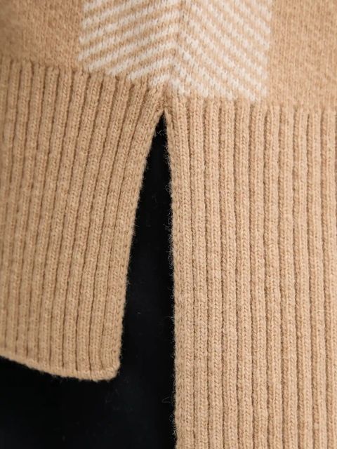 Barbour sweter z wełną HARRIET damski kolor beżowy lekki z półgolfem LKN1673