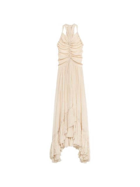 Blumarine Georgette maxi dress - Neutrals - zdjęcie produktu nr 1