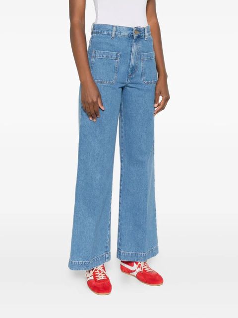 SANDRO wide-leg jeans - Blue