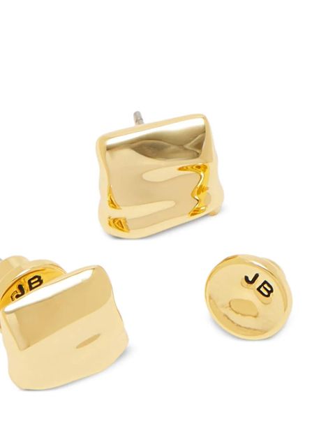 Jenny Bird hammered stud earrings - Gold
