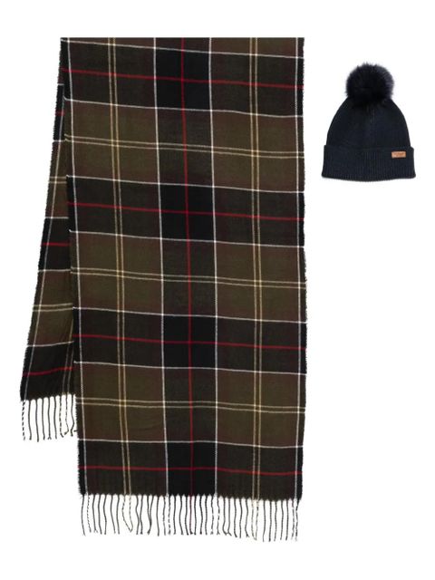 Barbour tartan scarf set - Green - zdjęcie produktu nr 1