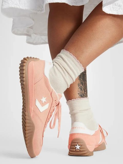 Converse sneakersy Run Star Trainer kolor różowy A11506C