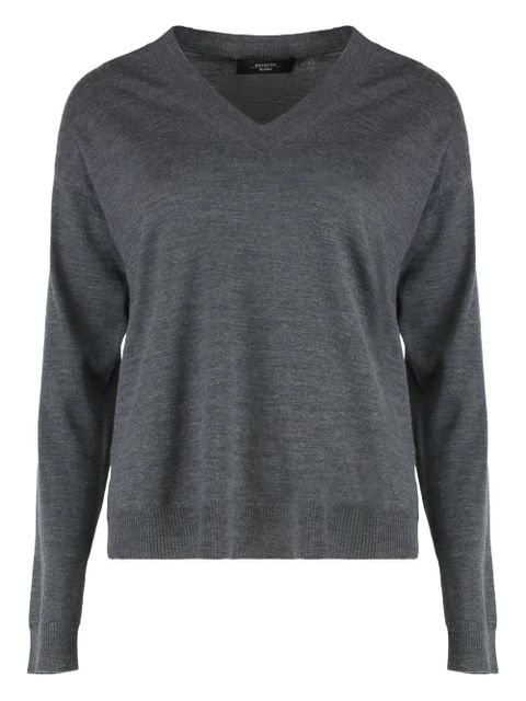 Weekend Max Mara V-neck sweater - Grey - zdjęcie produktu nr 2