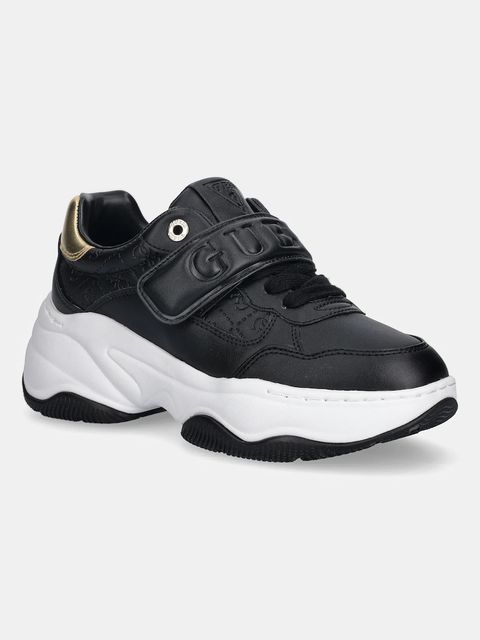 Guess sneakersy HELINN damskie kolor czarny FLFHNN ELE12 - zdjęcie produktu nr 1