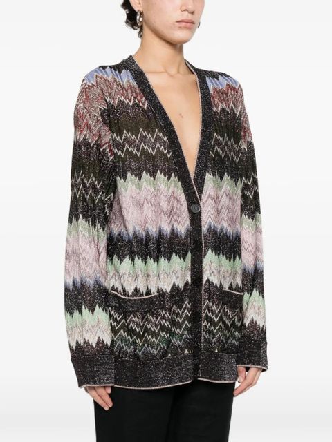 Missoni button zigzag cardigan - Black