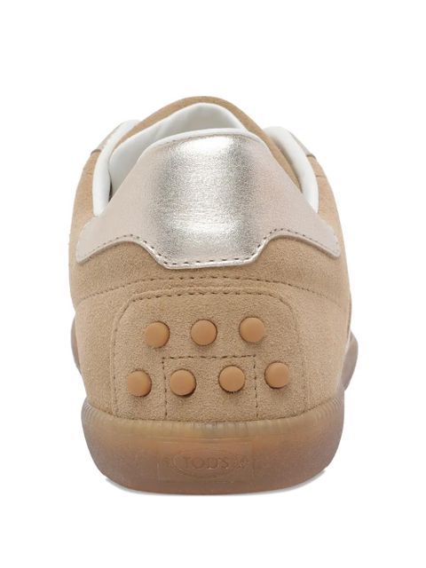Tod's tab logo suede sneakers - Neutrals
