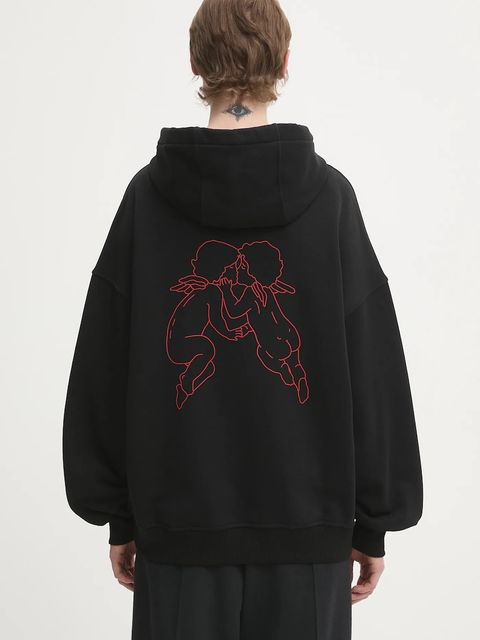 Fiorucci bluza bawełniana Kissing Angels Love Print Relaxed