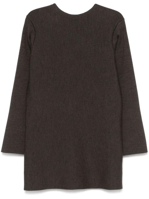 KHAITE Elle mini dress - Brown - zdjęcie produktu nr 1