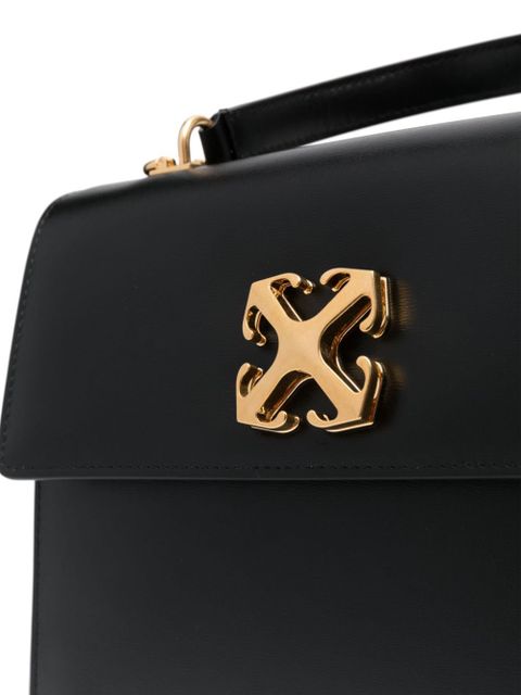 Off-White Jitney 2.8 leather tote bag - Black