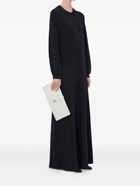 LouLou de Saison Lucy long-sleeve maxi dress - Black