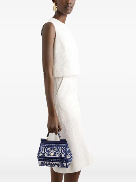 Dolce & Gabbana Medium Sicily tote bag - Blue