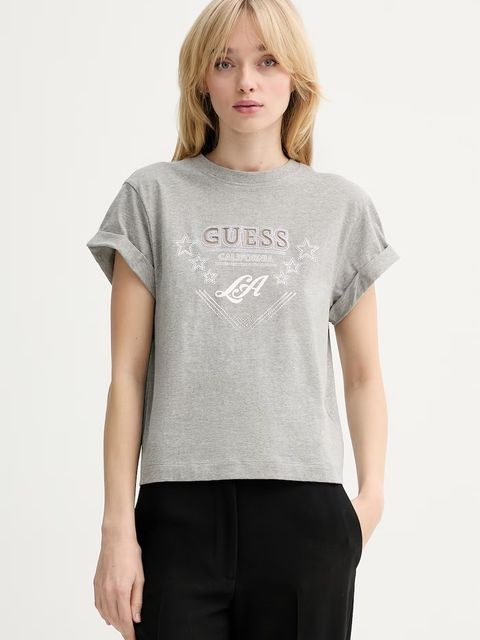Guess t-shirt bawełniany - zdjęcie produktu nr 1