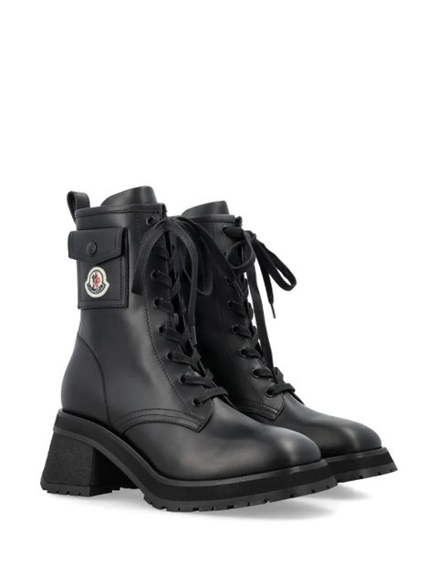 Moncler Gigi pocket-detail combat boots - Black - zdjęcie produktu nr 2