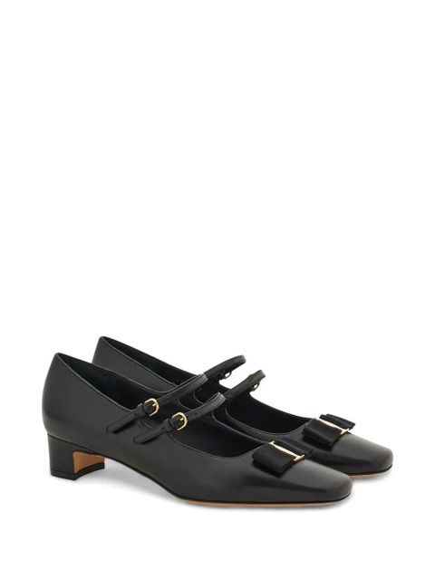 Ferragamo 30mm Vara Bow pumps - Black - zdjęcie produktu nr 2