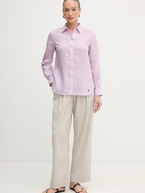 Weekend Max Mara koszula damska lniana WERNER - zdjęcie produktu nr 1