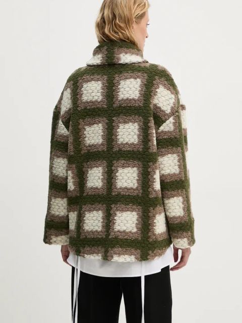 Samsoe Samsoe kurtka wełniana przejściowa oversize