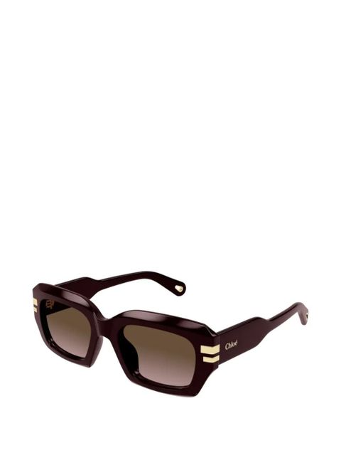 Chloé square-frame sunglasses - Brown - zdjęcie produktu nr 2