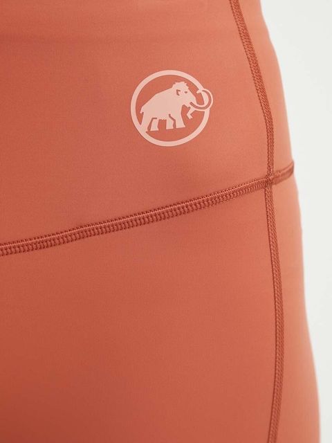 Mammut legginsy sportowe Massone damskie kolor różowy gładkie