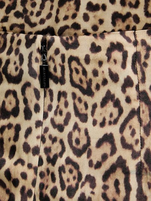 Marciano by Guess spódnica ALANIS kolor brązowy midi prosta 5YGD22 7298A