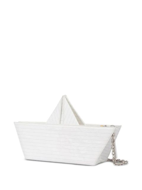 Moschino boat-motif clutch bag - White - zdjęcie produktu nr 2