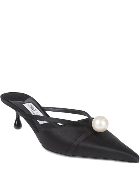 Jimmy Choo Sana pointed-toe mules - Black - zdjęcie produktu nr 1