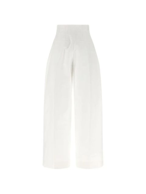 Jacquemus high-waisted trousers - White - zdjęcie produktu nr 2