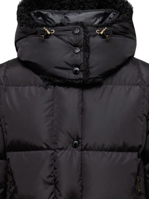 Moncler quilted hooded jacket - Black