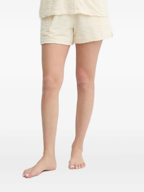 MC2 Saint Barth wave-textured shorts - Neutrals - zdjęcie produktu nr 1